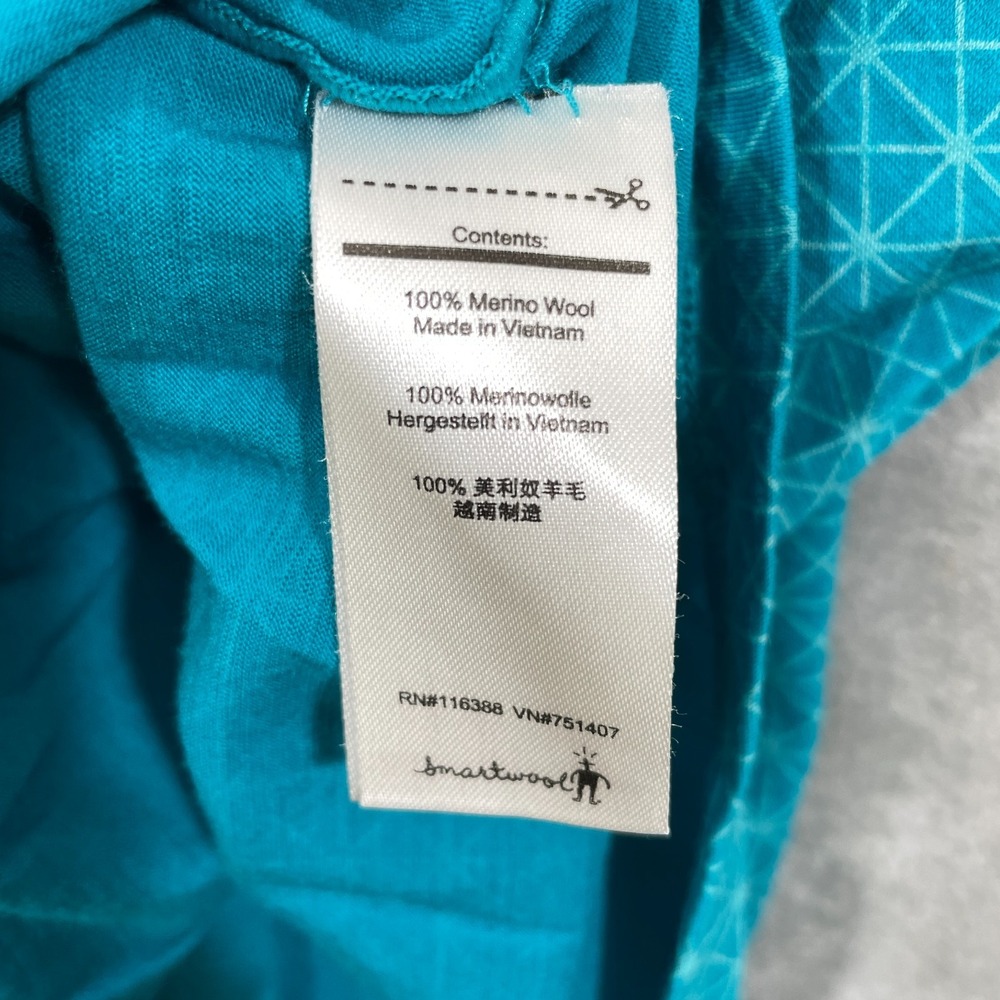 Smartwool merino x Charley Harper Size M Butterfly Blue Racer Back Tank Top RARE - Picture 6 of 8